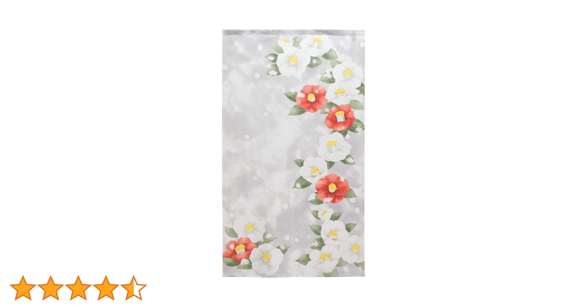 Amazon｜のれん 季節 冬 椿 半間のれん 四季 花 幅85×丈150cm
